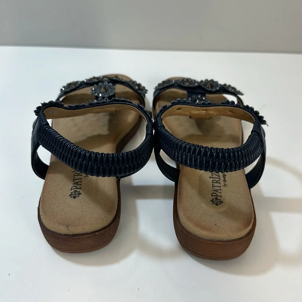 Patrizia by Spring Step Talitha Blue Sandals Size 37(6.5-7)